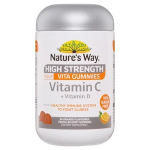 (PRE ORDER) Nature's Way Adult Vita Gummies Sugar Free High Strength Vitamin C 65 Gummies shelf life 2yrs